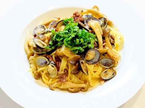 健康になれる!シジミの和風パスタ
